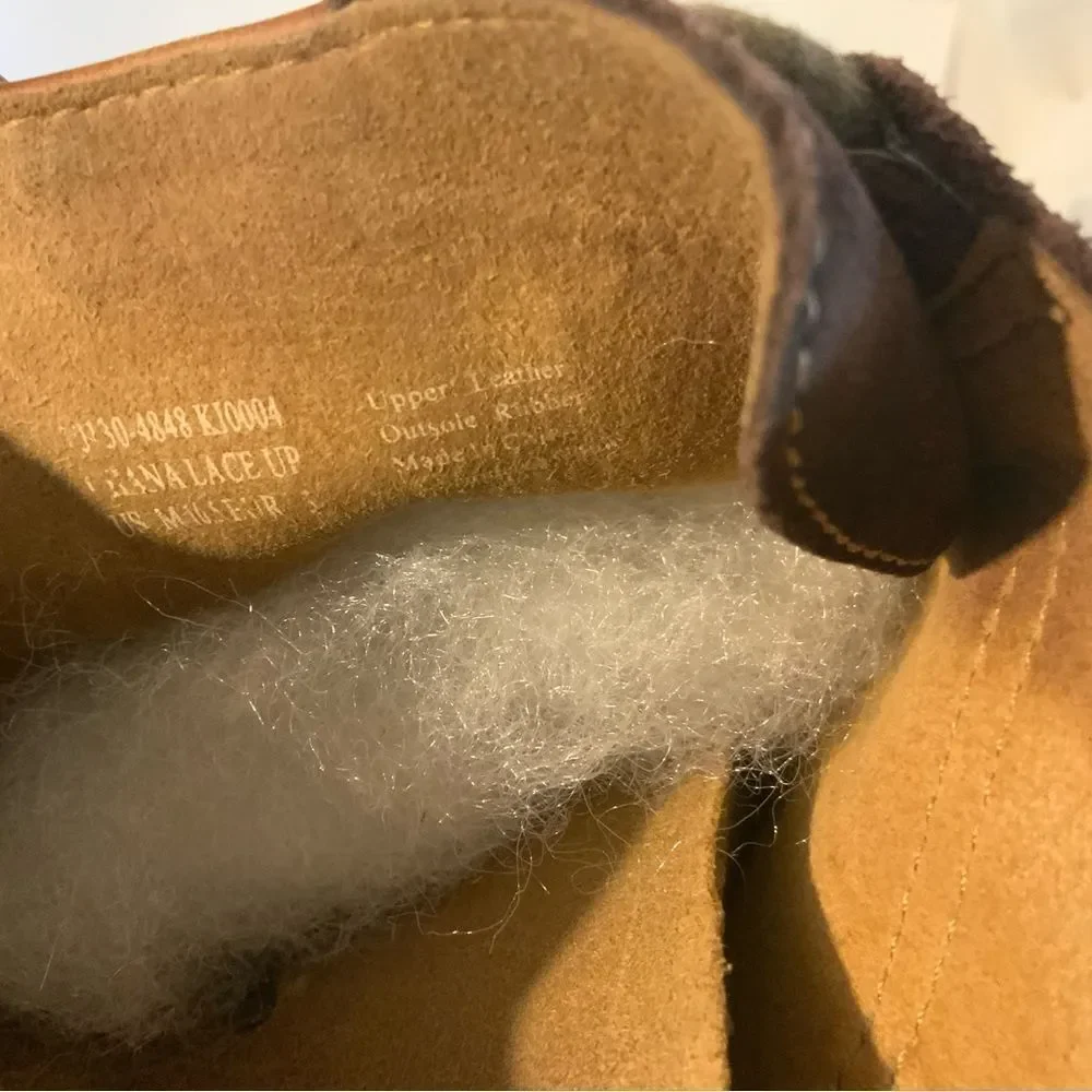 OluKai Suede Men's Ohana Lace-Up Moccassins size 10.5